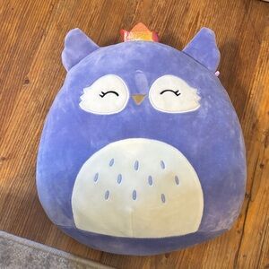 Squishmallows Purple Owl Stuffed Animal